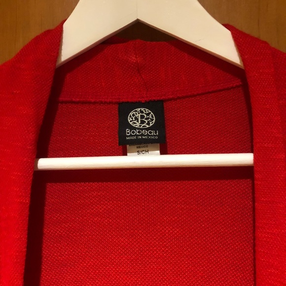 Bobeau  | Red cardigan - Picture 8 of 8